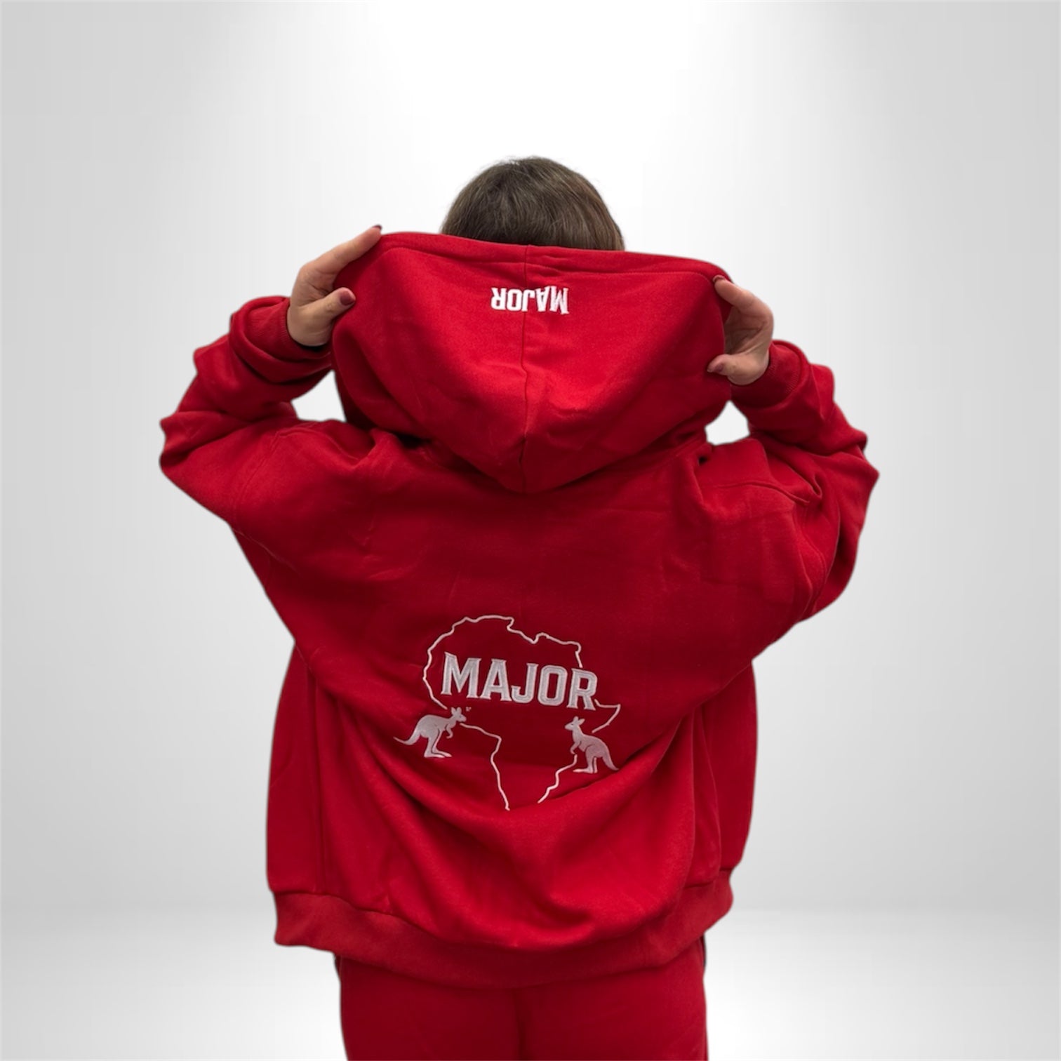 Women's: Major Red oversized Tracksuit