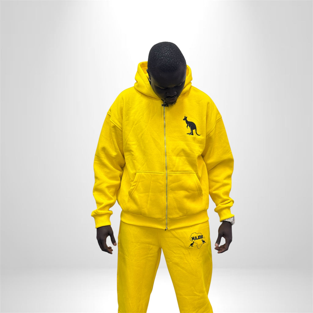 Men Major Yellow oversized Tracksuit